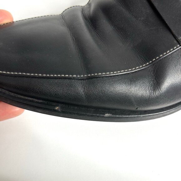 ERMENEGILDO ZEGNA Mens Black Leather Loafers main image 8